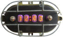 Nixie tube clock mancave industrial nummer34.com