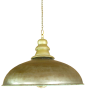 large metal shade lamp